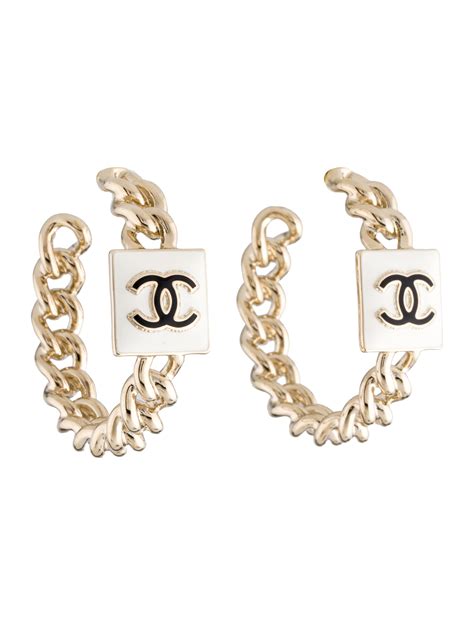 chanel hoop.earrings|More.